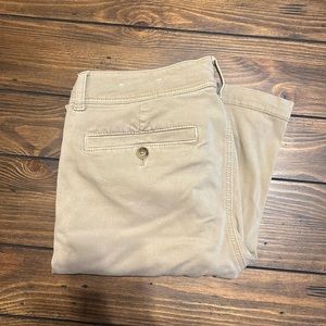 American Eagle Khaki kick boot pants